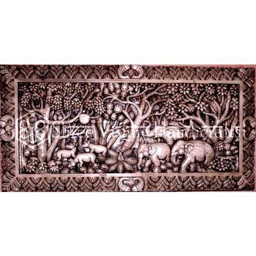 Manufacturers Exporters and Wholesale Suppliers of Metal Elephant Wall Panel Jaipur Rajasthan